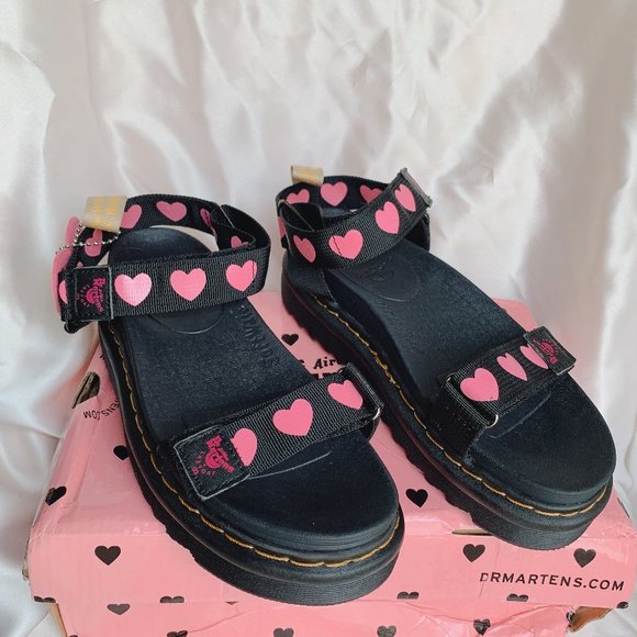 Dr. Martens Shoes - Lazy Oaf x Doc Marten Heart Sandal 🤍 size 4.5